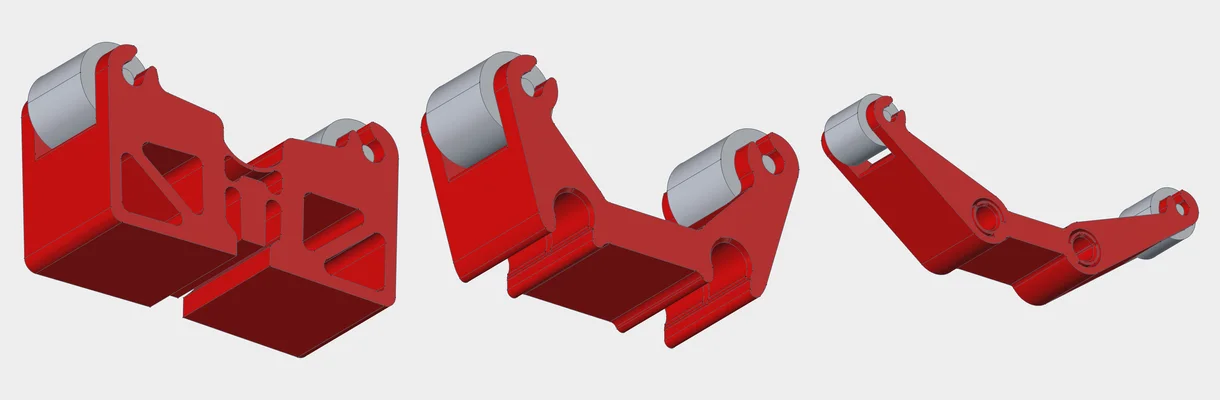 Drum supports: bath-rib stand for 1500 drums, lift support 1500 B, and lift support for Expert drums