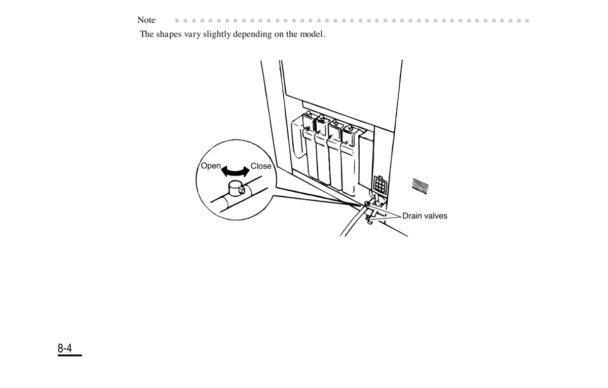CD drain valves